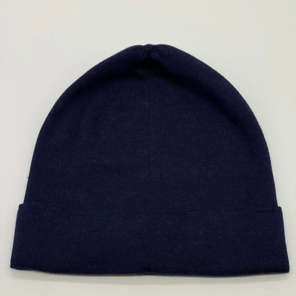 Authentic Givenchy Navy Blue Beanie Cap Hat